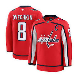 Men's Alex Ovechkin Premium Home Jersey Red