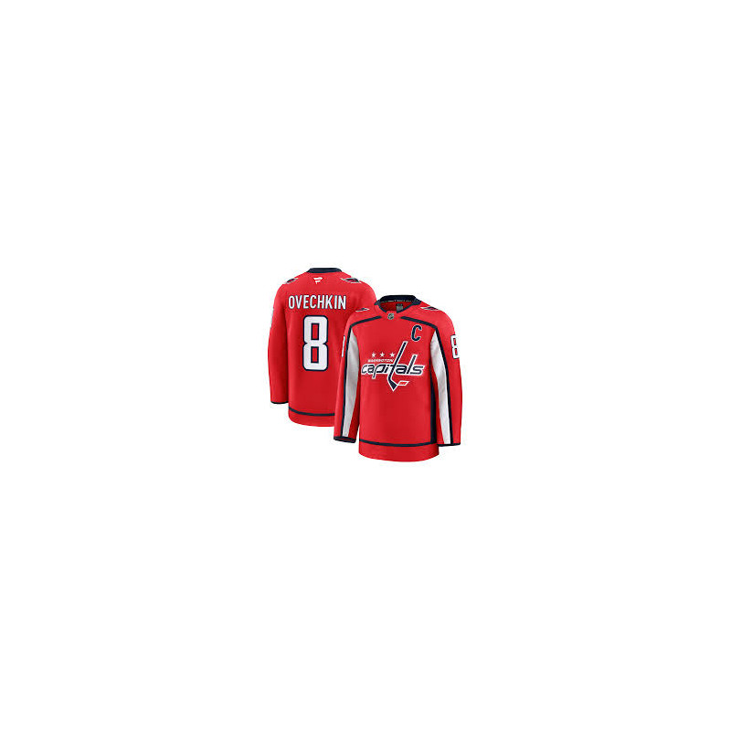 Men's Alex Ovechkin Premium Home Jersey Red